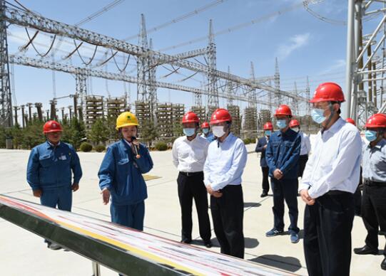 國(guó)家電網(wǎng)有限公司總經(jīng)理、黨組副書記辛保安赴國(guó)網(wǎng)寧夏電力調(diào)研
