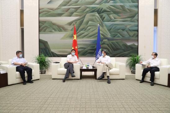 錢智民、江毅會見青海省委副書記、省長劉寧