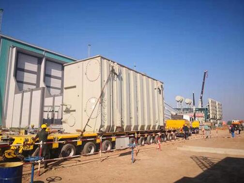 穿越1300公里，默拉直流項目重大件設備運輸成功完成