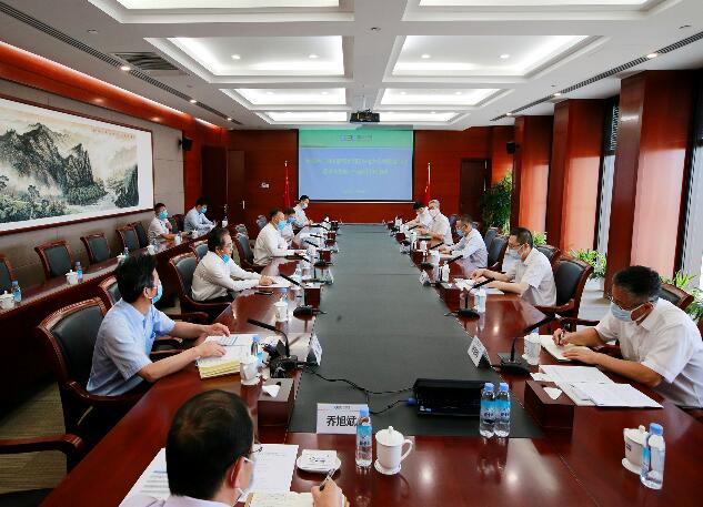 中國能建黨委書記、董事長汪建平會見國華電力董事長宋暢、總經(jīng)理李巍一行