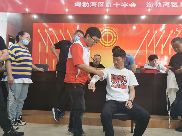 大唐海勃灣水利樞紐公司積極開展緊急救護(hù)培訓(xùn)工作