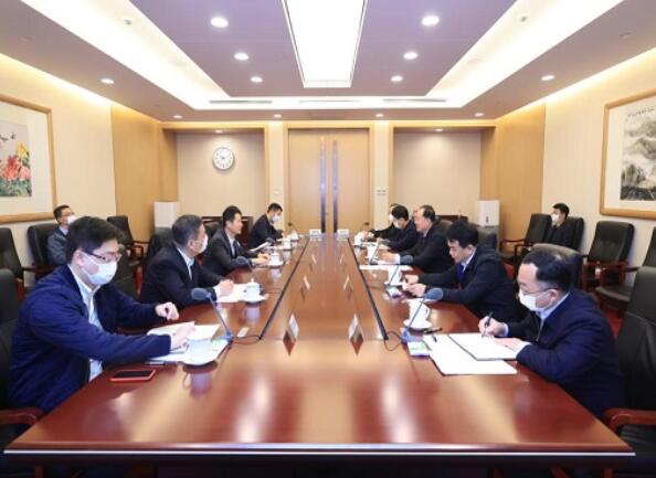 毛偉明會見上海市委常委、副市長吳清