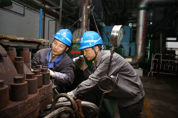 大唐石門發(fā)電公司：五一，我在檢修一線！