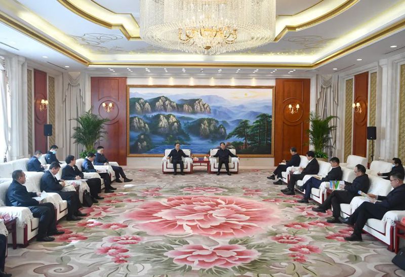 鄒磊拜會寧夏回族自治區(qū)黨委書記、人大常委會主任陳潤兒