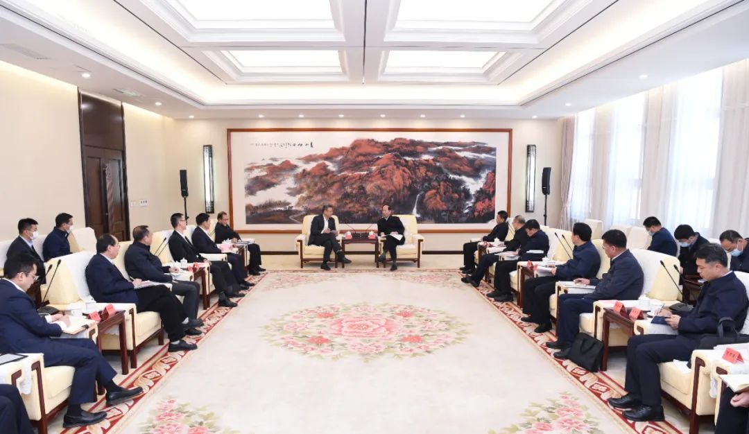 錢智民、江毅拜會(huì)內(nèi)蒙古自治區(qū)黨委書記、人大常委會(huì)主任石泰峰