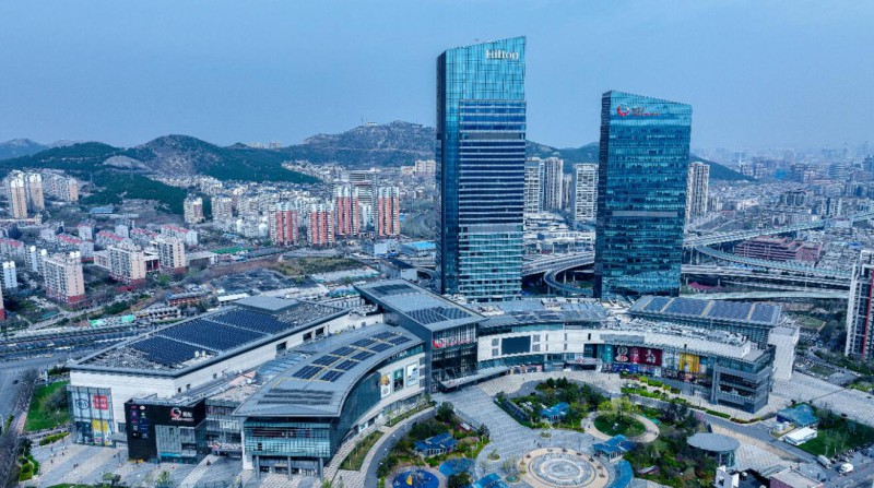 1.2MW！山東商業(yè)綜合體屋頂光伏發(fā)電項目并網(wǎng)發(fā)電