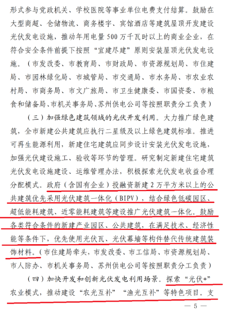 蘇州：國企廠房100%安裝分布式光伏！