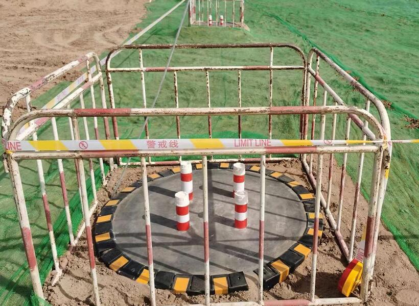 烏審旗至甘迪爾500千伏線路工程(I標(biāo)段)基礎(chǔ)澆筑全部完成