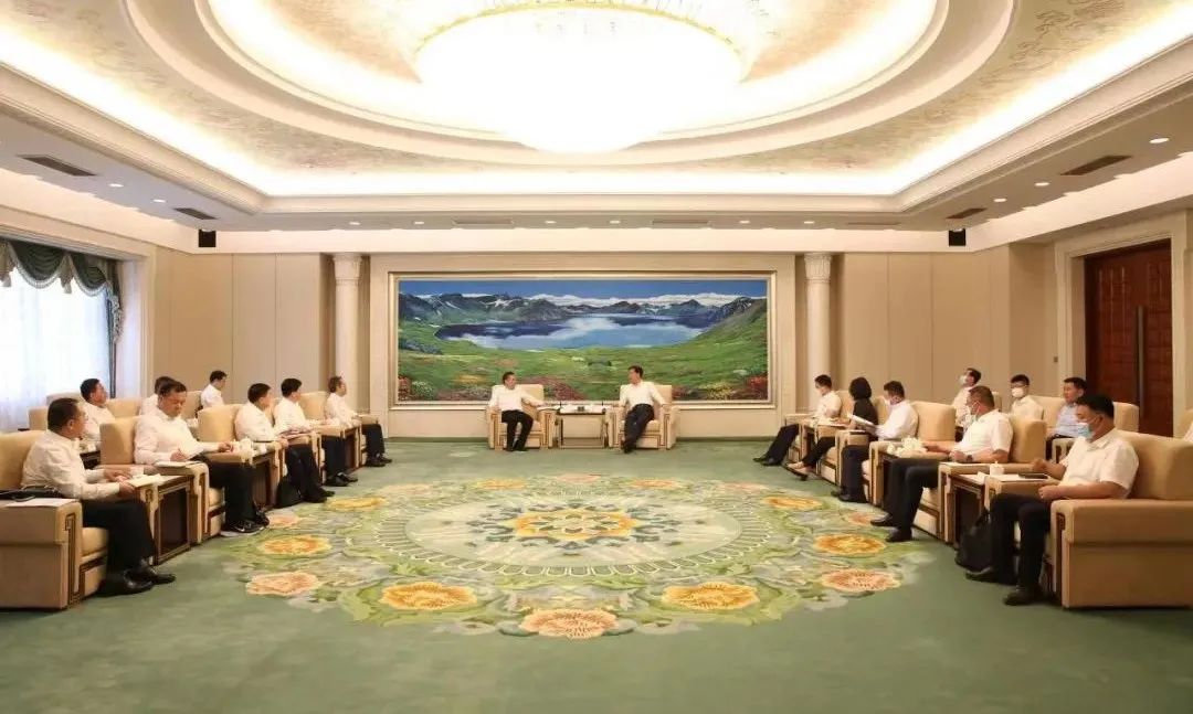 中國能建黨委書記、董事長宋海良拜會吉林省委常委、長春市委書記張志軍