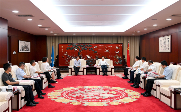 溫樞剛會(huì)見中國信達(dá)黨委書記、董事長張衛(wèi)東