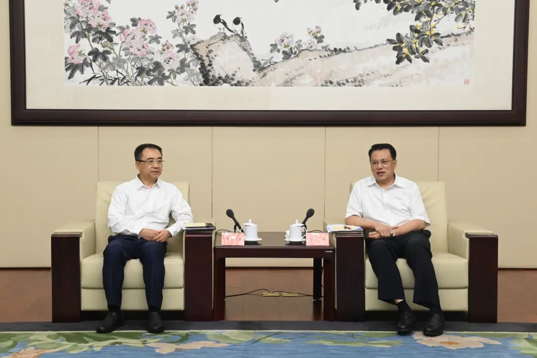 大唐集團公司黨組書記、董事長鄒磊拜會浙江省委書記、省人大常委會主任袁家軍