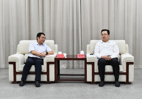 劉源拜會河北省委常委、副省長，雄安新區(qū)黨工委書記、管委會主任張國華