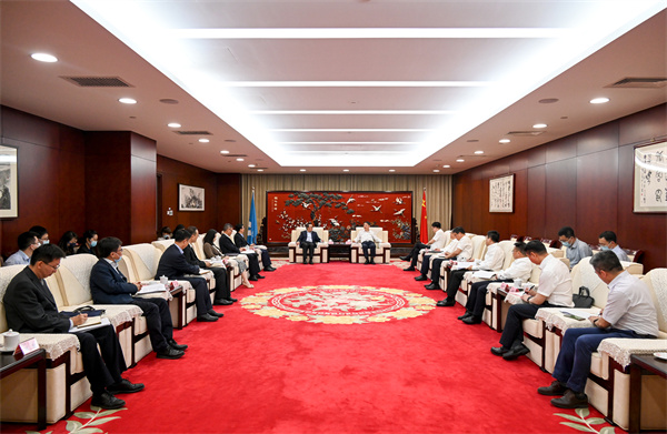 溫樞剛會(huì)見中國進(jìn)出口銀行黨委書記、董事長吳富林