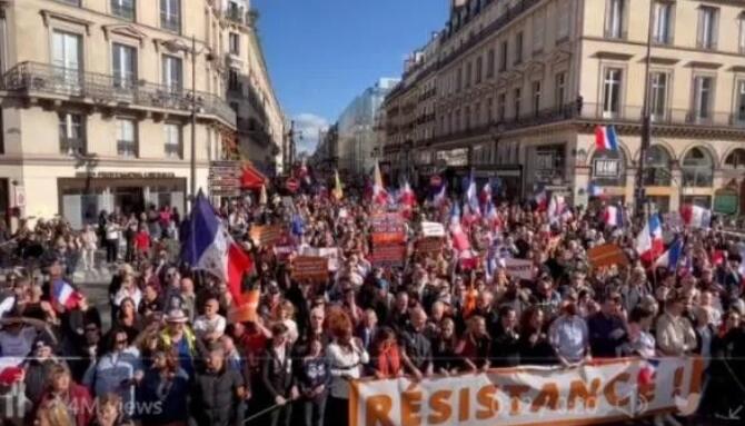 能源危機、高通脹令德法面臨“持續(xù)動蕩”危機，抗議罷工不斷上演