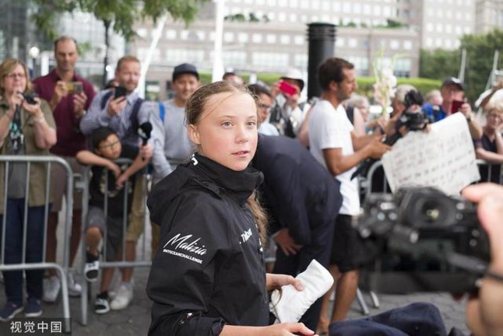 瑞典“環(huán)保少女”堵門挪威能源部，抗議在牧民土地建風(fēng)力渦輪機(jī)