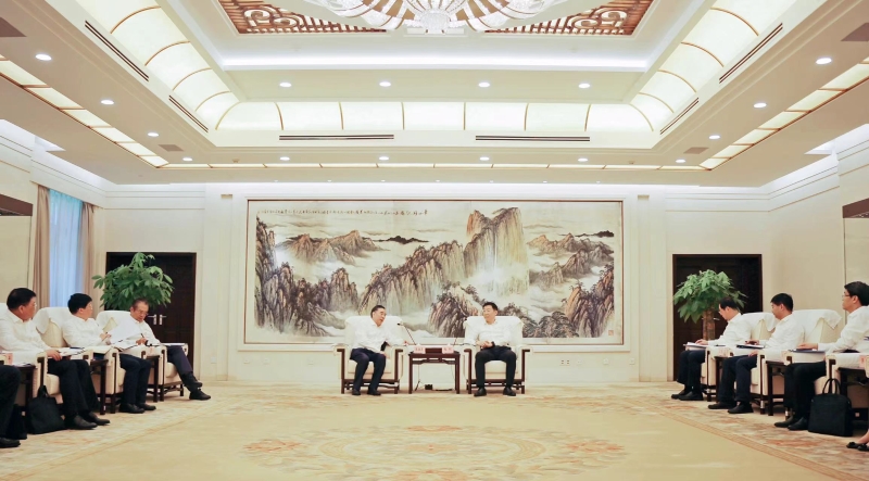 中國能建黨委書記、董事長宋海良拜會陜西省省長趙剛