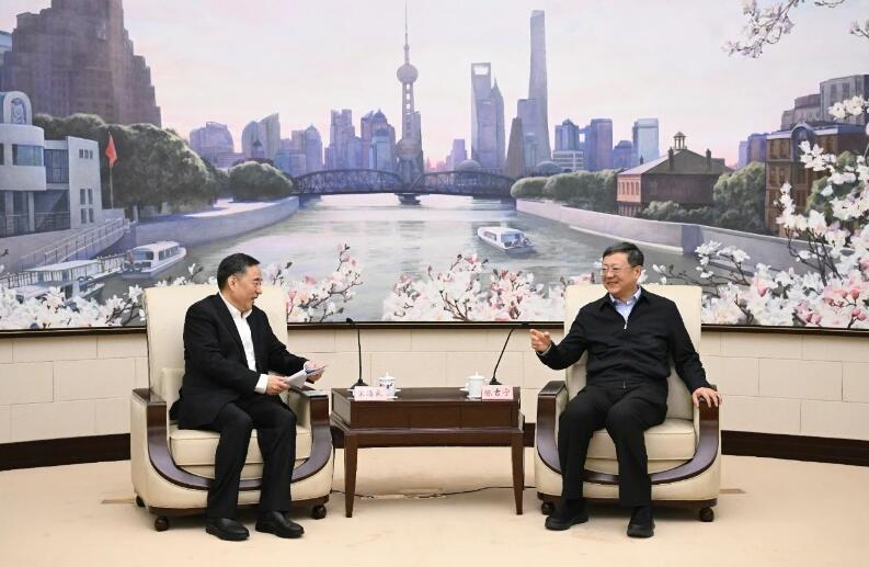 中國(guó)能建黨委書記、董事長(zhǎng)宋海良拜會(huì)上海市委書記陳吉寧、市長(zhǎng)龔正