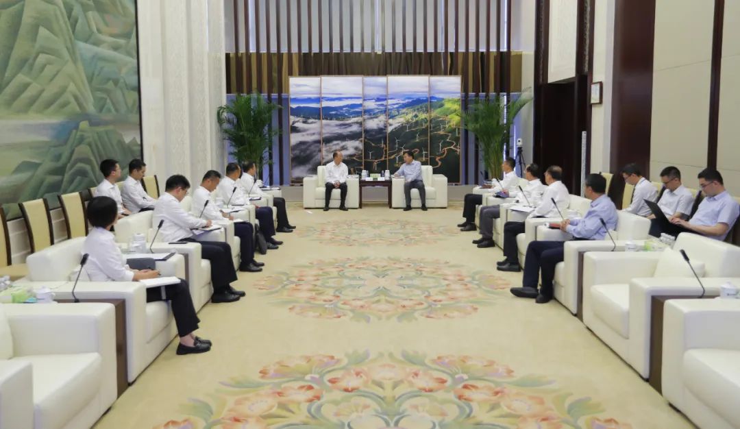 國家電投黨組書記、董事長劉明勝會見中國化學(xué)黨委書記、董事長莫鼎革