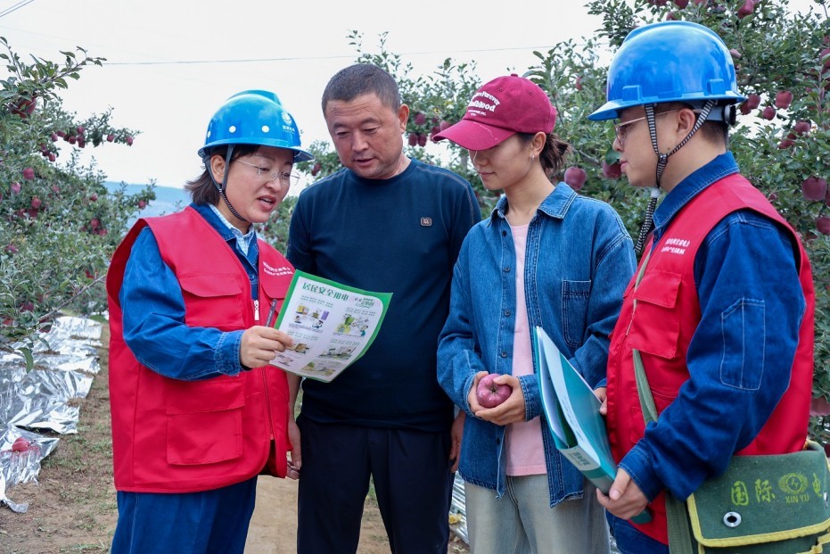 “紅褂子”服務紅蘋果，電力服務“滿格貼心”
