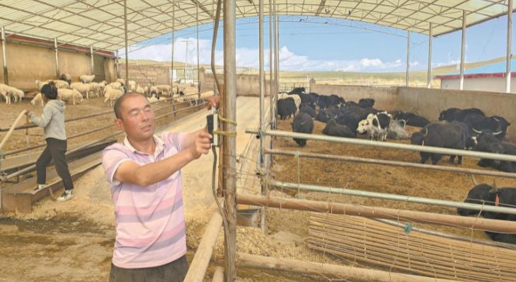 青海央隆鄉(xiāng)：通了大網(wǎng)電，牧民的生活日新月異