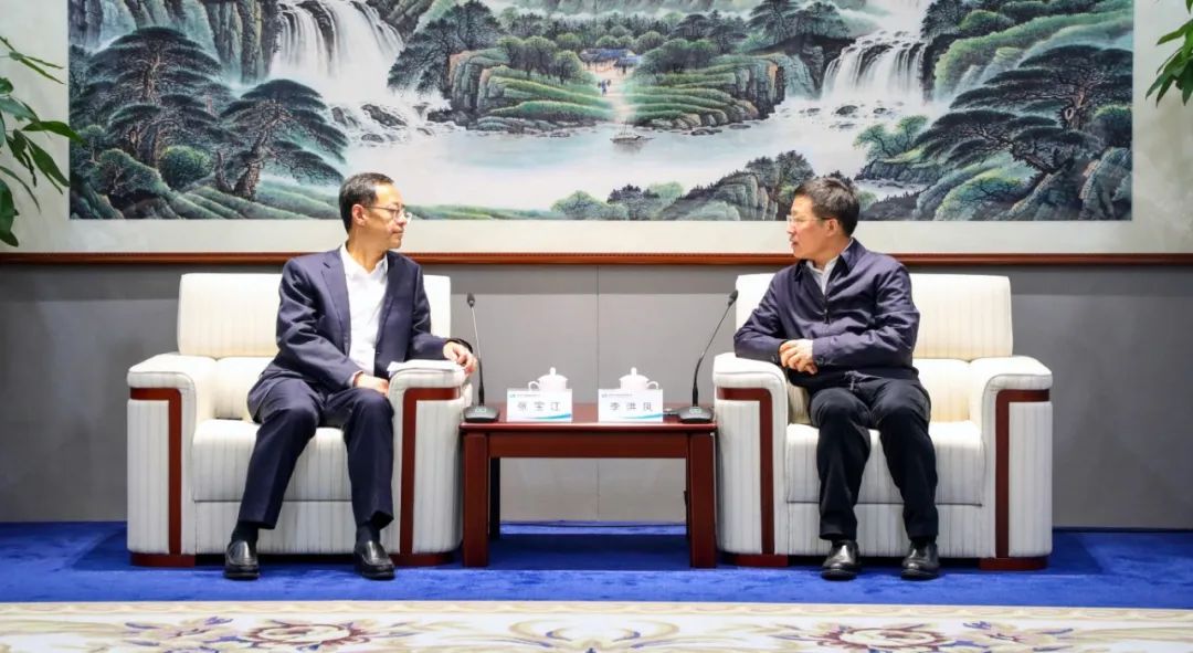 中國電氣裝備黨委書記、董事長李洪鳳會見交通銀行黨委副書記、行長張寶江