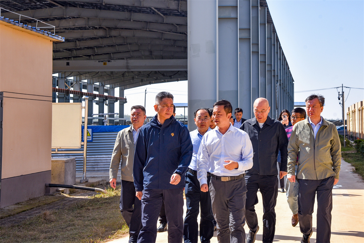 華潤集團副總經(jīng)理韓躍偉赴華潤赤壁鄉(xiāng)村振興示范區(qū)、華潤電力咸寧公司調(diào)研