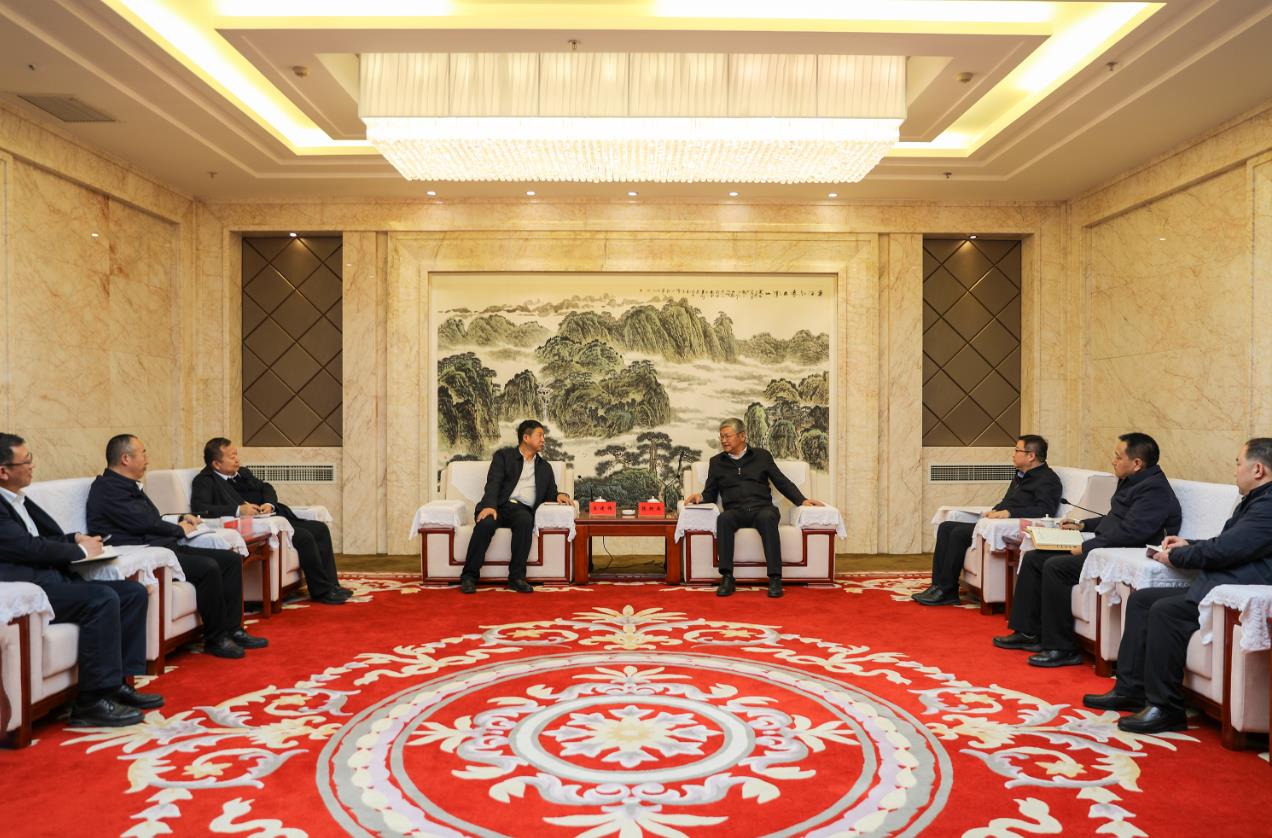 大唐甘肅公司黨委書記、董事長王建偉拜會隴南市委書記張柯兵、市長劉永革